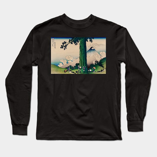 Mishima Pass in the province of Kai Long Sleeve T-Shirt by MurellosArt